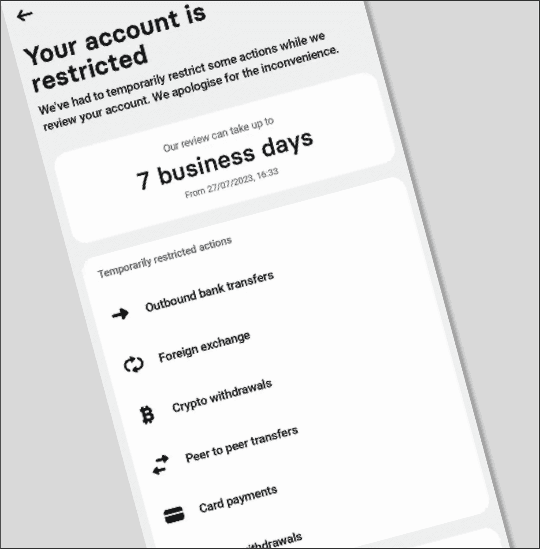 Account Restricted Image